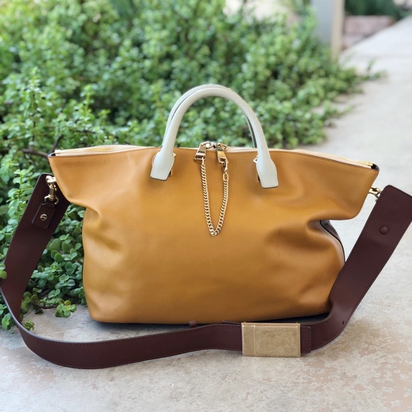 Chloe Handbags - Chloe Large Baylee Tote in Yummy Cookie